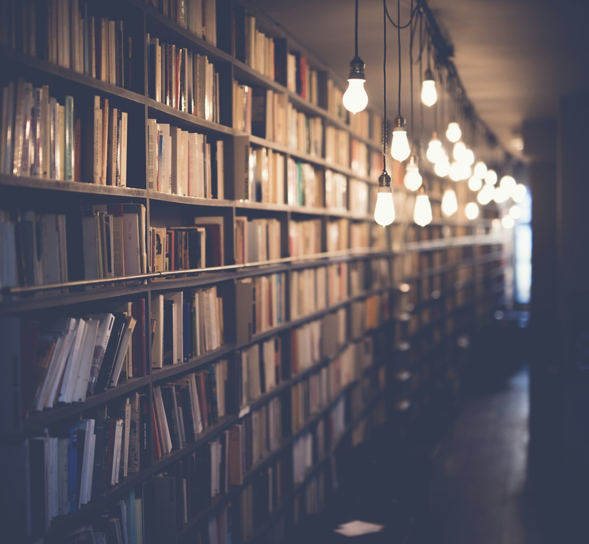 Books and reading in a library setting